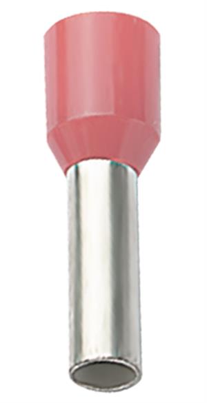 ELEMATIC E036 Eristetty pääteholkki 0,34 mm2 6/10mm Pinkki   500 kpl/pss