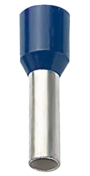ELEMATIC E05 Eristetty pääteholkki 0,75 mm2 8/14mm Sininen 500 kpl/pss
