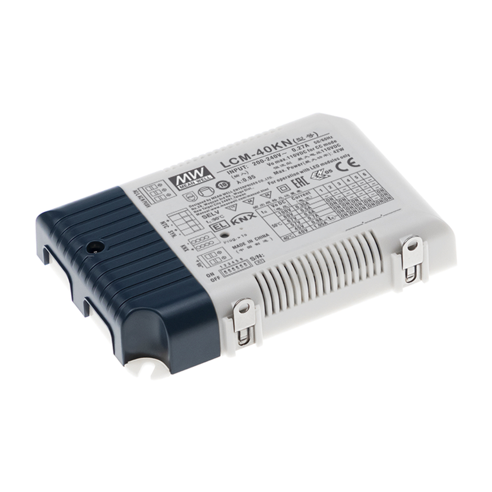 MEAN WELL LCM-40KN - LED-teholähde 40W CC KNX