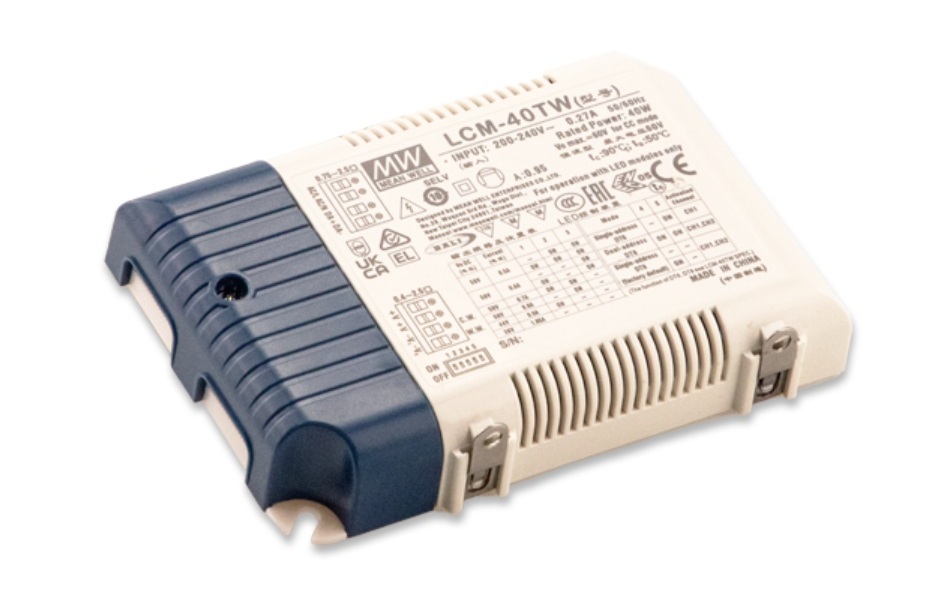 [LCM-40TW] Mean Well LCM-40TW - LED-teholähde vakioteho DALI-2 40W