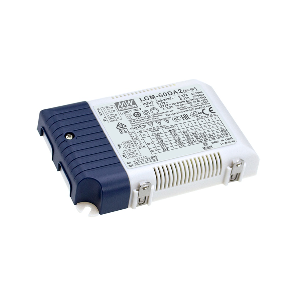 MEAN WELL LCM-60DA2 - LED-teholähde 60W CC IP20 DALI 2.0