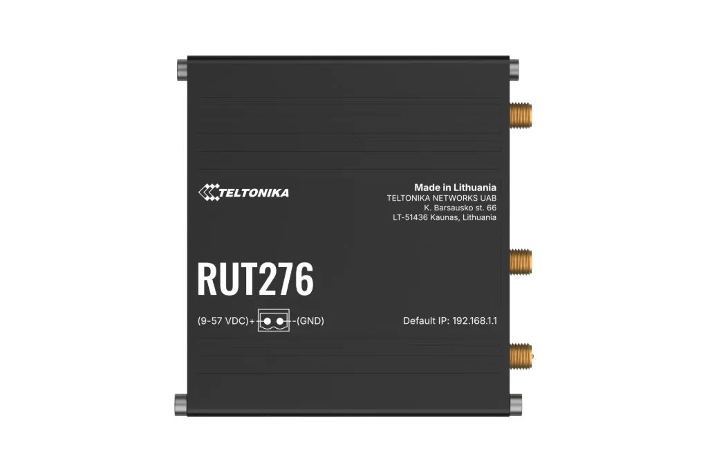 [RUT276000000] TELTONIKA RUT276 5G Redcap Reititin Cat4 WiFi RS232/RS485 2xEthernet