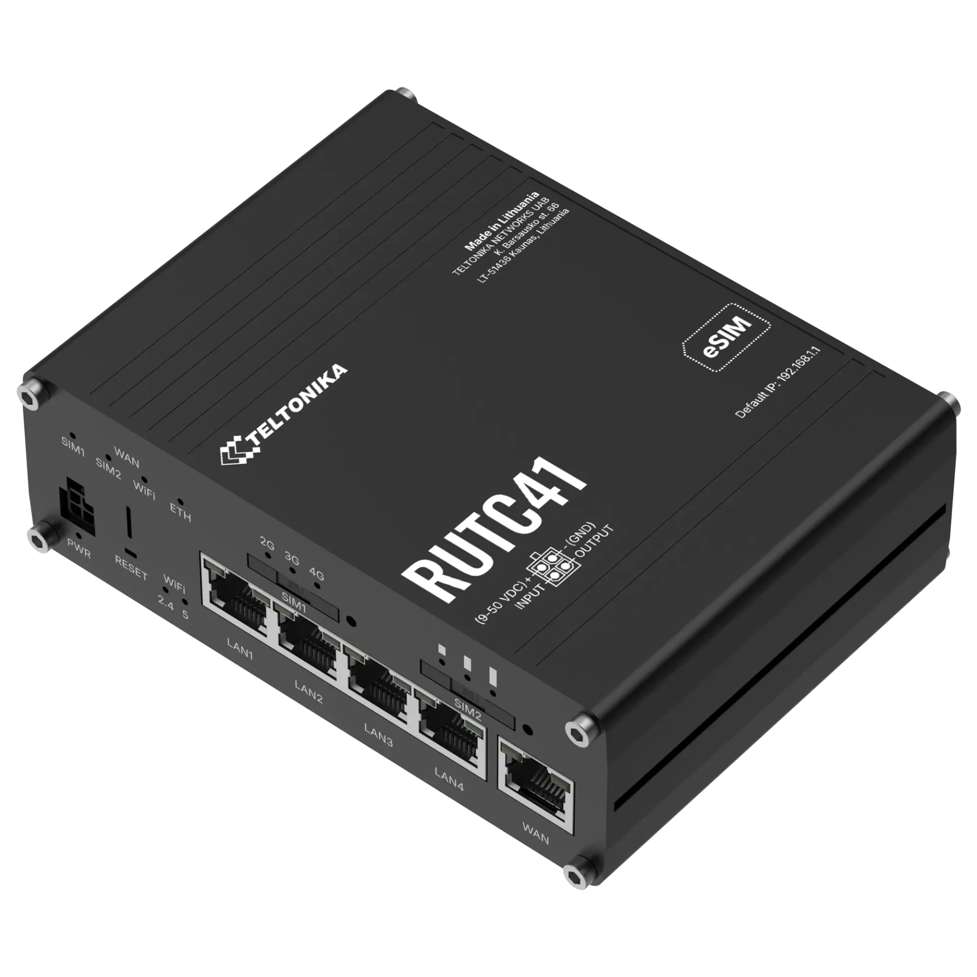 TELTONIKA RUTC41 4G Edge Reititin CAT4 1Gb RAM WIFI 6