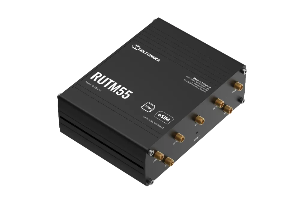 TELTONIKA RUTM55 5G reititin 2xSIM/eSIM RS232/RS485