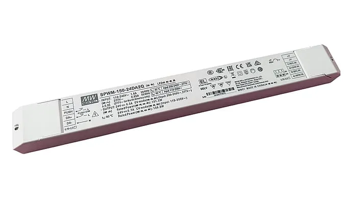 [SPWM-150-24DA2Q] Mean Well SPWM-150-24DA2Q - LED-teholähde DALI-2 vakiojännite 150W 12V 12.5A