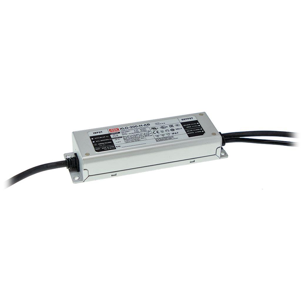 MEAN WELL XLG-200-24-A - Himmennettävä (potikka) LED Virtalähde 199.2W 24V 8.3A - Vakioteho