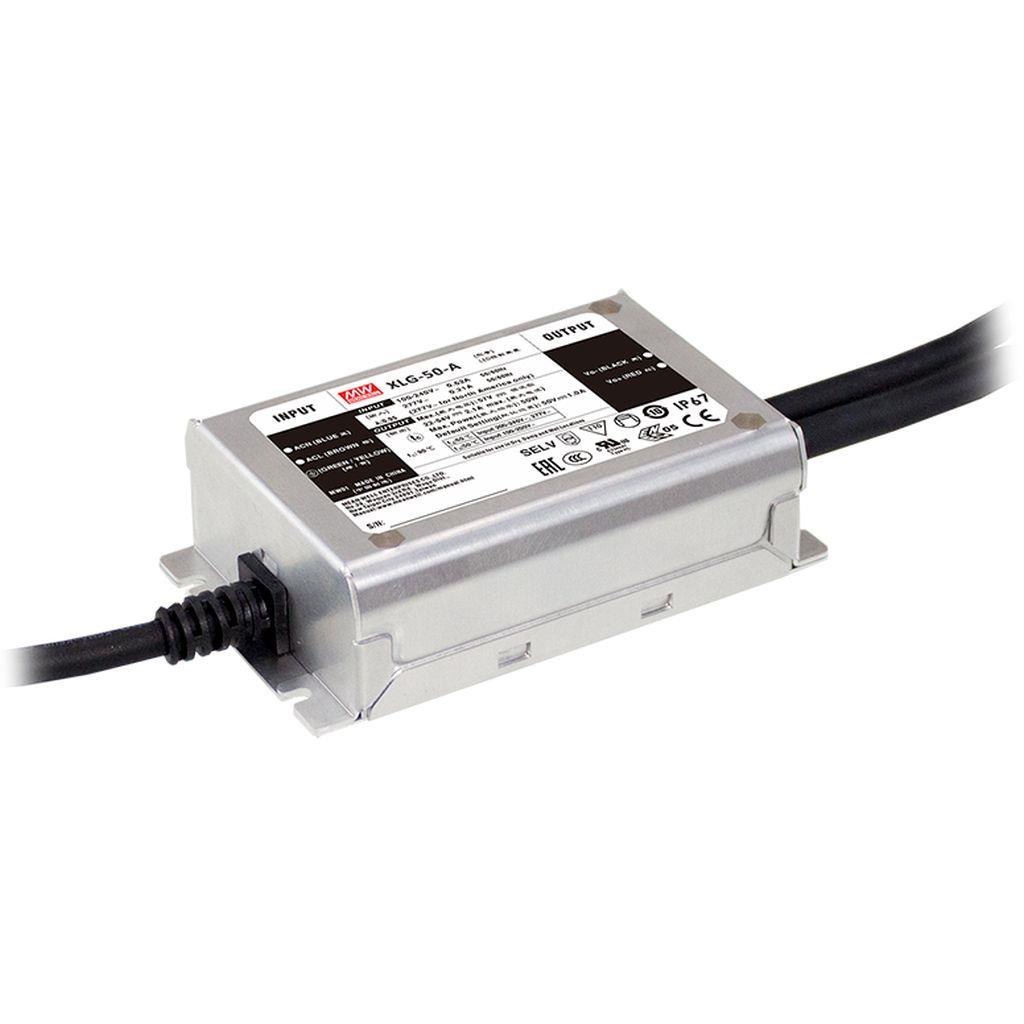 MEAN WELL XLG-50-A - Himmennettävä (3:1) LED Virtalähde 50W 54V 1A - Vakioteho