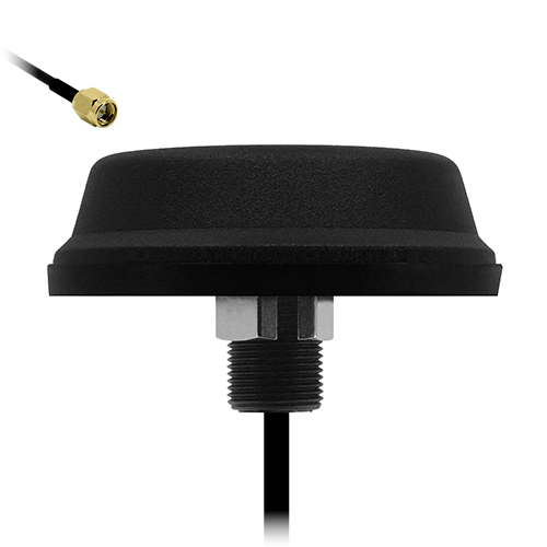 5G/4G/DUAL BAND WI-FI/BLUETOOTH/LORA/SIGFOX PUCK ANTENNA SMA MALE CONNECTOR 1.5M LOW LOSS CABLE