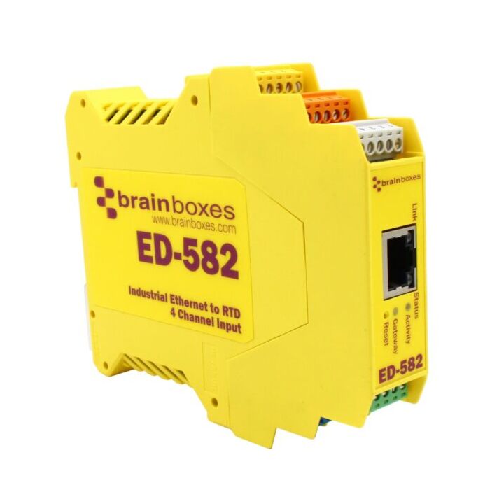 [ED-582] BRAINBOX ED-582 Ethernet 4-kanavainen RTD-tulo