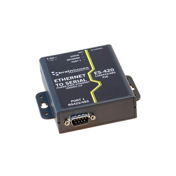 [ES-420] BRAINBOX ES-420 Ethernet 1 portti RS422/485 Power Over Ethernet (PoE)