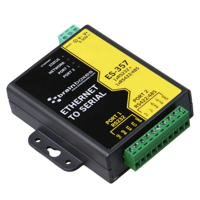 [ES-357] BRAINBOX ES-357 Ethernet 1 portti RS232 + 1 portti RS422/485