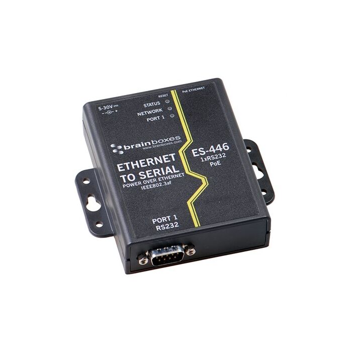 [ES-446] BRAINBOX ES-446 Ethernet 1 portti RS232 Power Over Ethernet (PoE)