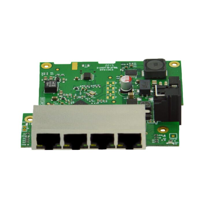 BRAINBOX SW-114 Sulautettu teollinen 4-porttinen Gigabit Ethernet-kytkin