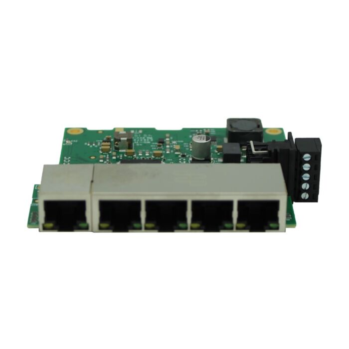 BRAINBOX SW-115 Sulautettu teollinen 5-porttinen Gigabit Ethernet-kytkin