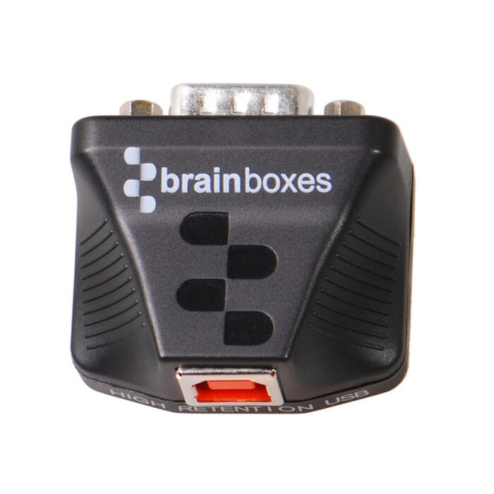[US-235] BRAINBOX US-235 Kompakti 1-porttinen RS232 High Retention USB 1 MBaud
