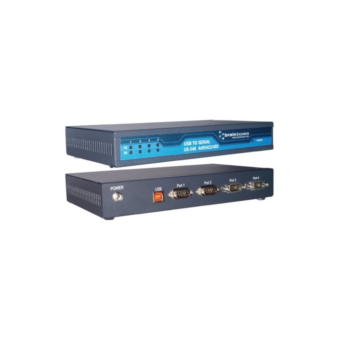 [US-346] BRAINBOX US-346 USB 4-porttinen RS422/485 1 Mbaudi