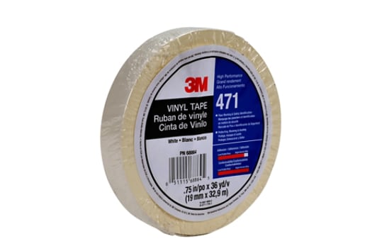 3M 471 vinyyliteippi valkoinen 19.05 mm x 32.91 m