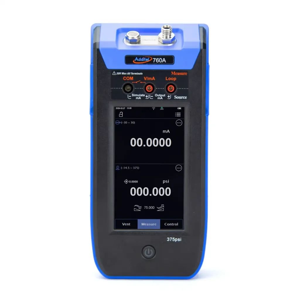 [ADT760A-LLP-05-DP1-DL] ADT760A-LLP-05-DP1-DL Automatic Handheld Pressure Calibrator 0.05%FS accuracy, pressure range ±1 inH2O (±2.5 mbar), with DP1 module, HART, datalogger, Task