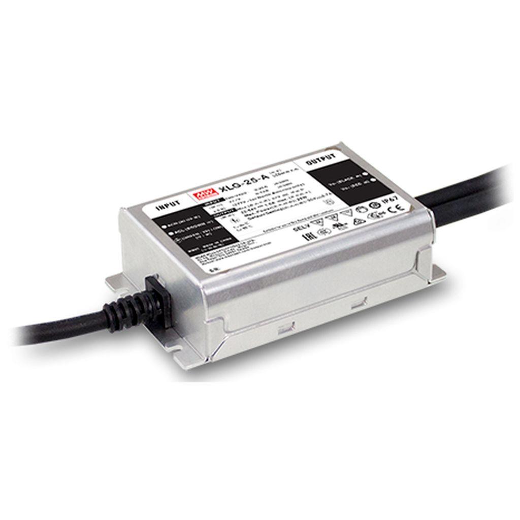 [YE-200-130-816] MEAN WELL XLG-25-AB - Himmennettävä (3:1) LED Virtalähde 25W 54V 0.7A - Vakioteho