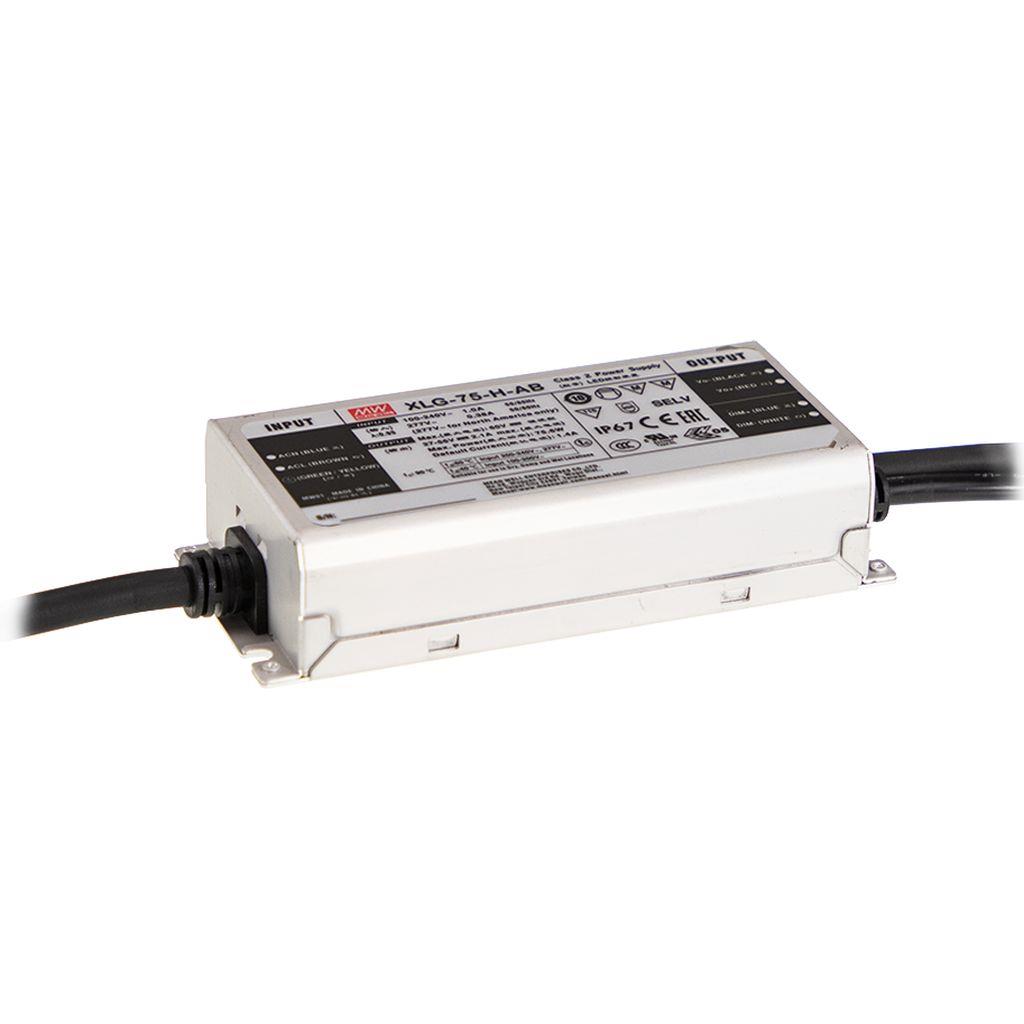 [YE-200-130-818] MEAN WELL XLG-75-H-A - Himmennettävä (potikka) LED Virtalähde 75W 56V 2.1A - Vakioteho