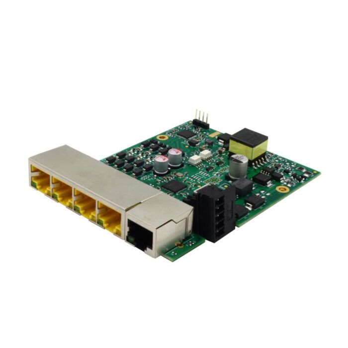 [SW-125] BRAINBOX SW-125 Upotettu teollinen 5-porttinen PoE+ 10/100 Ethernet-kytkin